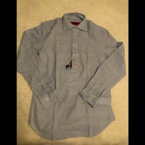 Carolina Herrera Long Shirt, Size 14’1/2 Brand New